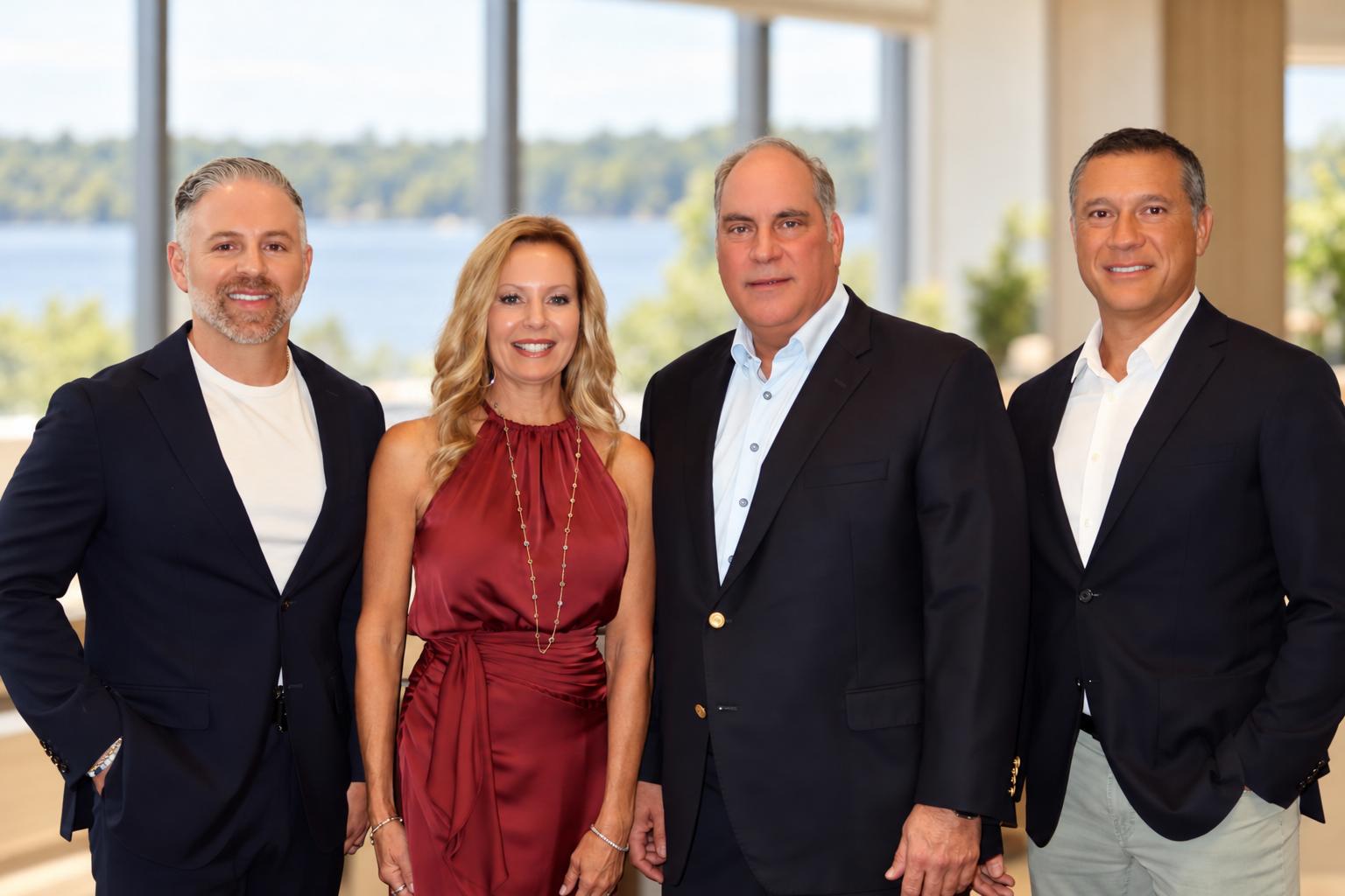 Boria Wealth Management team, from left: Taylor Foster, Anne Wire, Patrick Boria, and Curt Stratton.